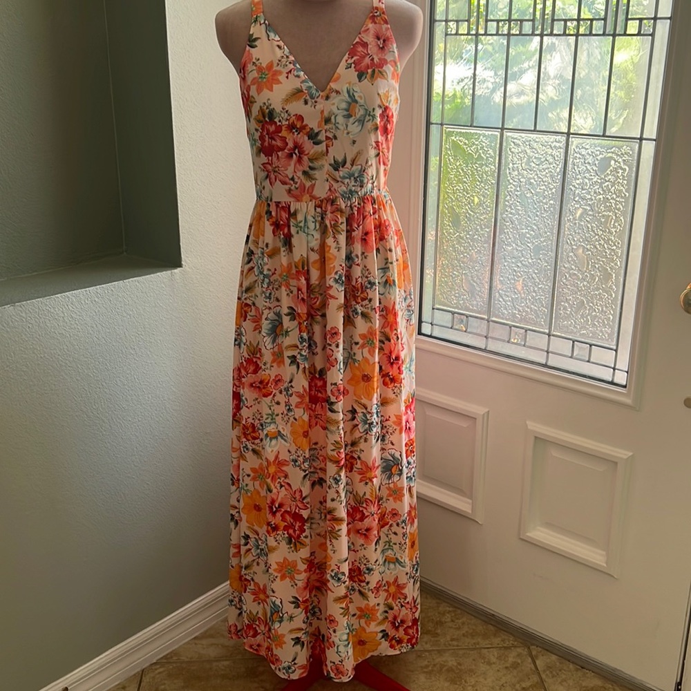 Gap Floral Maxi Dress 8